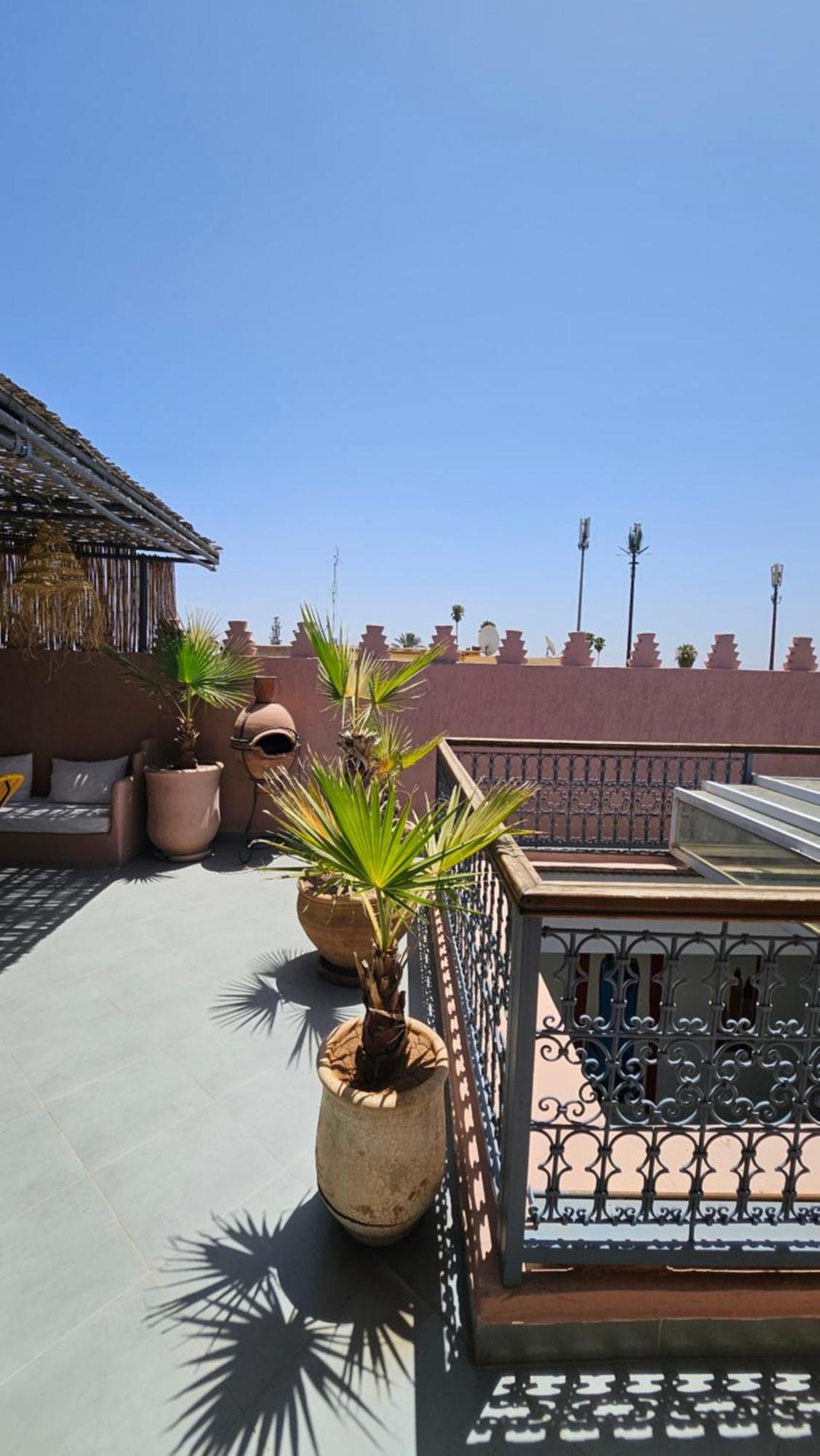 Riad Melilo Avec Piscine Chauffee Marrakesh Extérieur photo