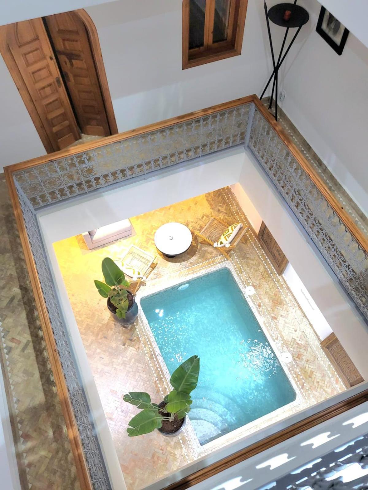 Riad Melilo Avec Piscine Chauffee Marrakesh Extérieur photo